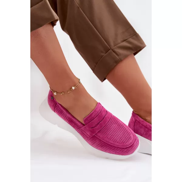  Dámske mokasíny VINCEZA 79626 FUCHSIA 