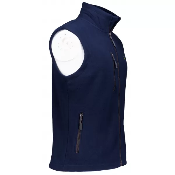  Pánska fleece vesta ALTISPORT ALM002525 NÁMORNÁ MODRÁ 