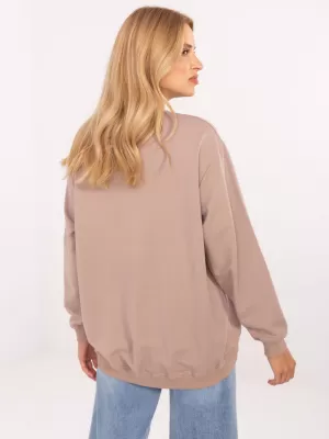 Dámska mikina BASIC FEEL GOOD RV-BL-5185.79P DARK BEIGE