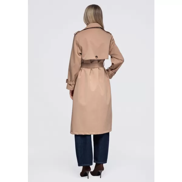  Dámsky kabát OMBRE OW-CT-E0003 BEIGE 