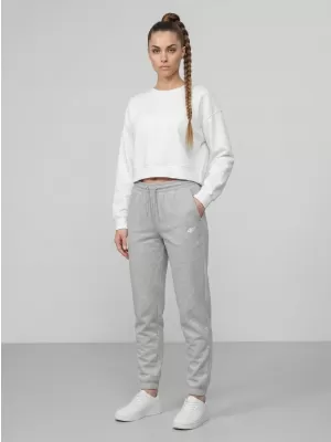 Dámske nohavice 4F WMM00TTROF1658 COLD LIGHT GREY MELANGE