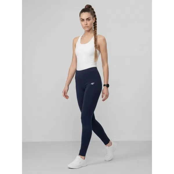  Dámske legíny 4F WMM00TTIGF296 NAVY 