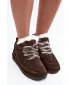 Dámske snehule VINCEZA 97974 CHOCOLATE