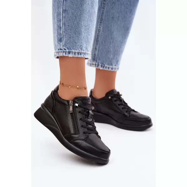  Dámske poltopánky VINCEZA 79644 BLACK 