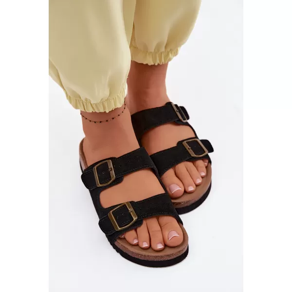  Dámske šľapky BOTO 2832 BLACK 