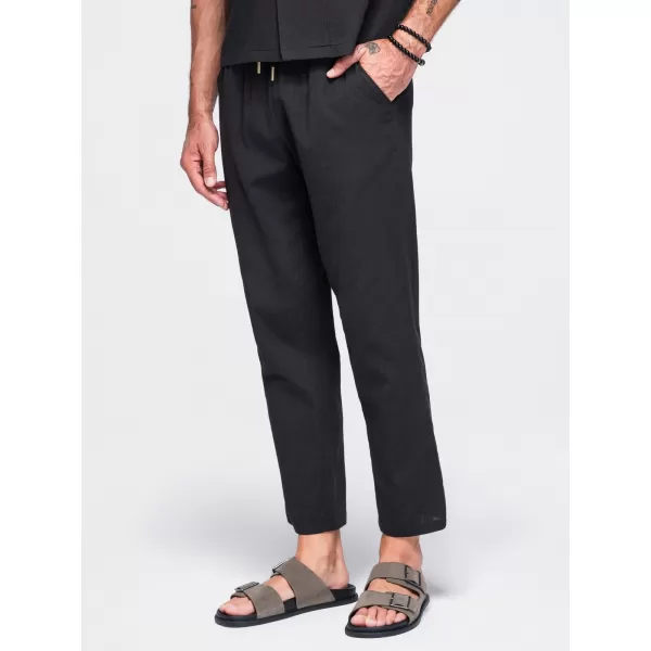  Pánske nohavice OMBRE OM-PACP-0312 BLACK 