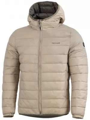 Pánska bunda PENTAGON AURORA 2.0 PUFFER HOODED JACKET K08048-2.0 KHAKI