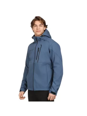 Pánska softshellová bunda ALPINE PRO HOOR 2 DK.METAL BLUE
