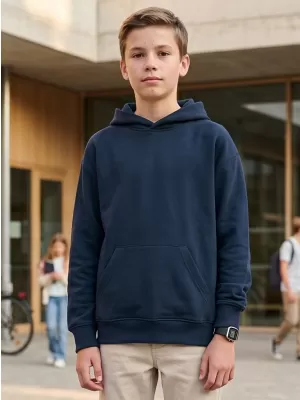 Detská mikina MALFINI CHILL 423 NÁMORNÁ MODRÁ