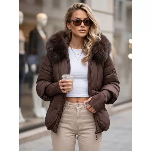  Dámska bunda DSTREET TY5991 HNEDÁ 