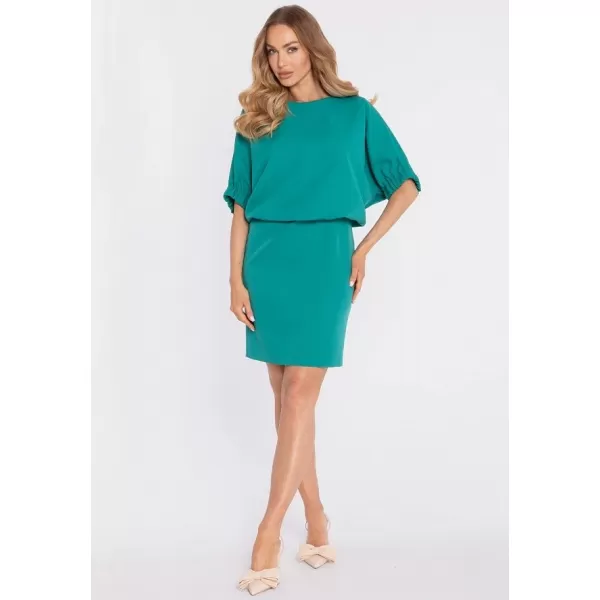  Dámske šaty MOE M904 TURQUOISE 