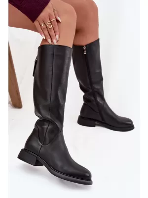 Dámske čižmy S.BARSKI JC62-1036 BLACK