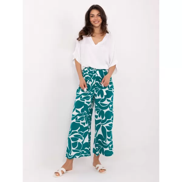 Dámske nohavice SUBLEVEL D73771M62237F DARK GREEN 
