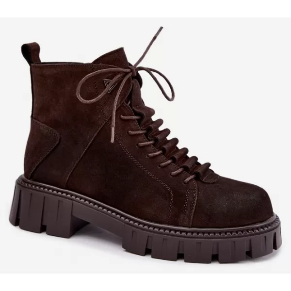  Dámske topánky D&A JC62-1045 BROWN 