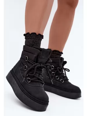 Dámske snehule BIG STAR SHOES UU274189 BLACK