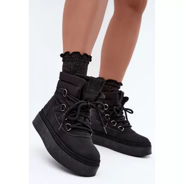  Dámske snehule BIG STAR SHOES UU274189 BLACK 