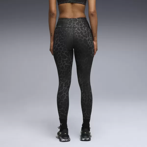  Dámske legíny PUMA W TAD ESSENTIAL SPOTTED HAZE TIGHT - HW 52851501 PUMA BLACK 