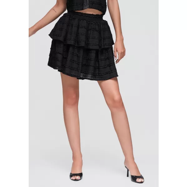  Dámska sukňa OMBRE OW-GL-E0014 BLACK 