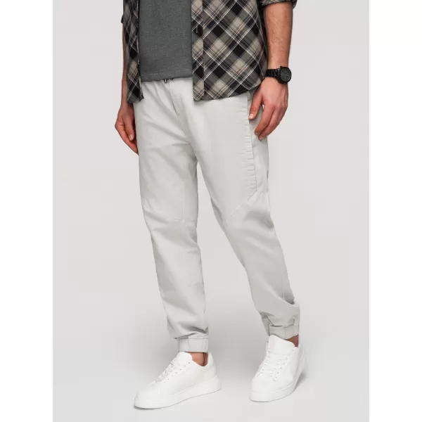  Pánske nohavice OMBRE P1521 LIGHT GREY 