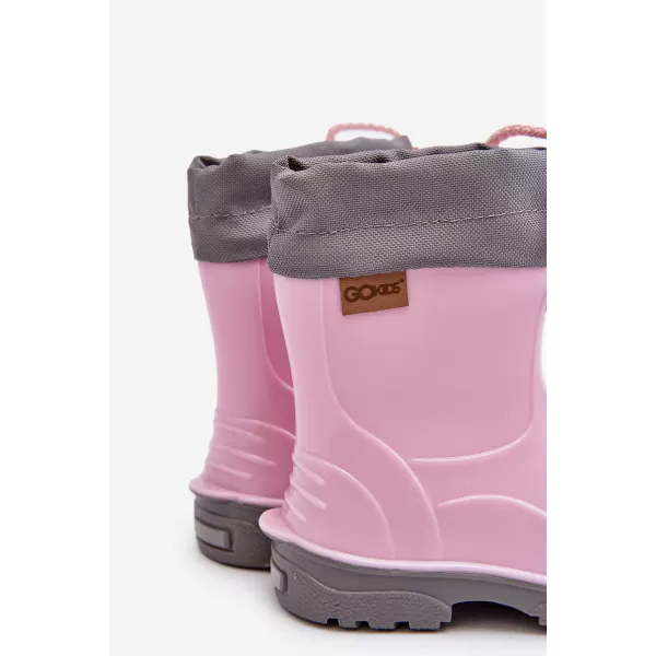  Detské čižmy BOTO 951 PINK RUŽOVÁ/SIVÁ 