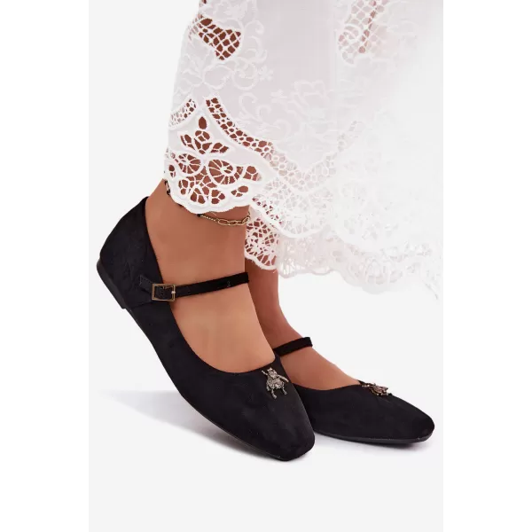  Dámske baleríny BOTO 6672 BLACK 