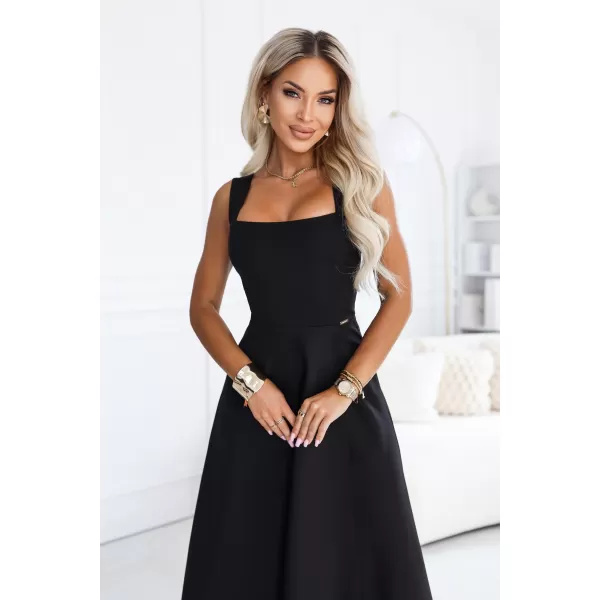  Dámske šaty NUMOCO 633-8 ČIERNA 