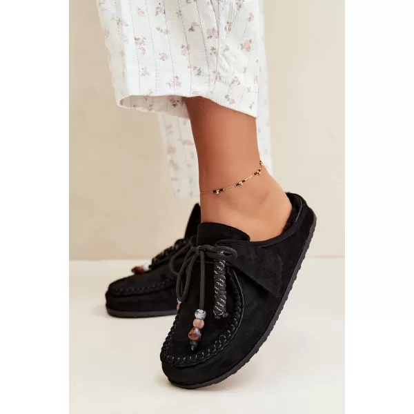  Dámske šľapky BOTO 5002 BLACK 