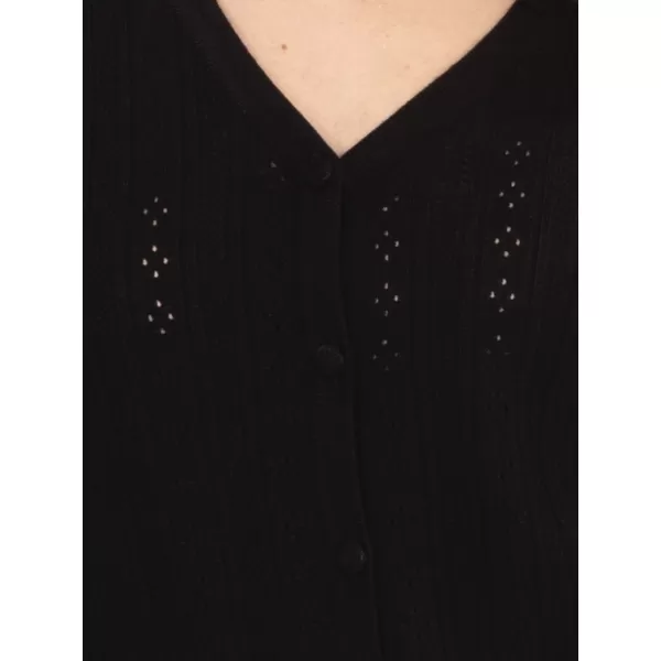  Dámsky sveter SUBLEVEL D90186AK90993A BLACK 