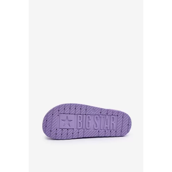  Dámske šľapky BIG STAR SHOES LL274426 VIOLET 