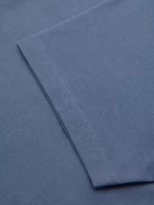 Pánske tričko OMBRE OM-TSBS-0268 WHITE/GRAPHITE/BLUE DENIM