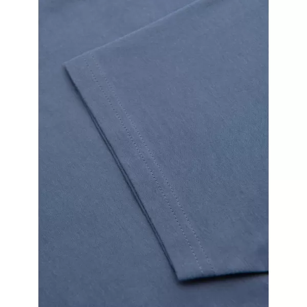  Pánske tričko OMBRE OM-TSBS-0268 WHITE/GRAPHITE/BLUE DENIM 