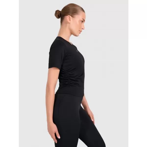  Dámske funkčné tričko 4F WAW25TFLOF433 DEEP BLACK 