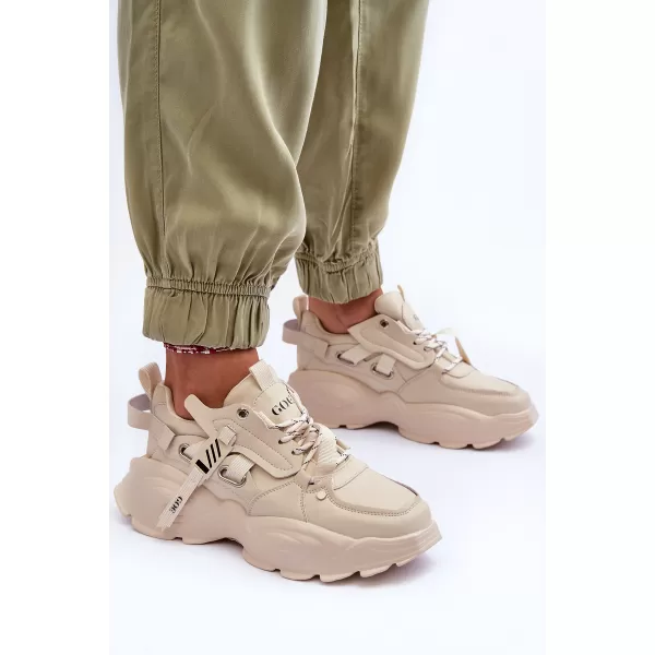 Dámske športové topánky GOE MM2N4015 BEIGE 