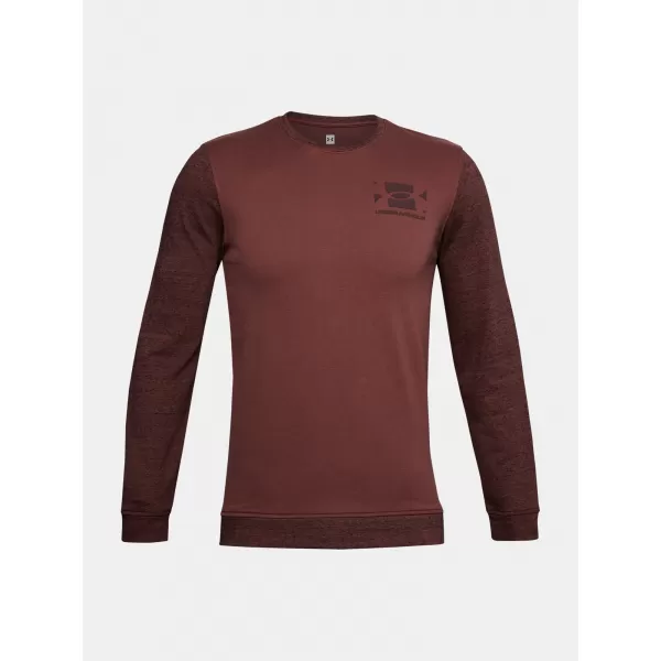  Pánska mikina UNDER ARMOUR SPORTSTYLE TERRY KO CREW 1357103-688 ČERVENÁ 