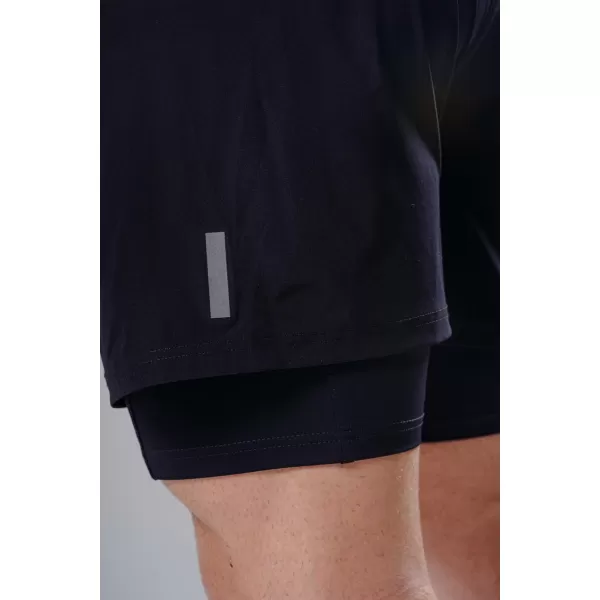 Double-Layer tréningové šortky NEBBIA PRIMAL 878 BLACK 