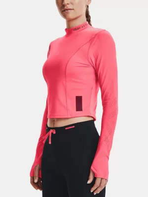 Dámske tričko UNDER ARMOUR UA RUN ANYWHERE LASER LS 1365641-819 RUŽOVÁ