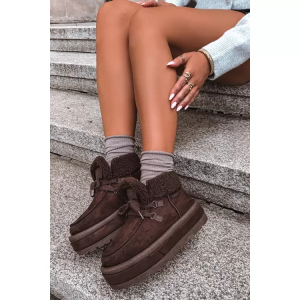  Dámske topánky BIG STAR SHOES UU274214 BROWN/BEIGE SHADOWS 