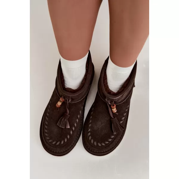  Dámske topánky BIG STAR SHOES UU274678 BROWN/BEIGE 