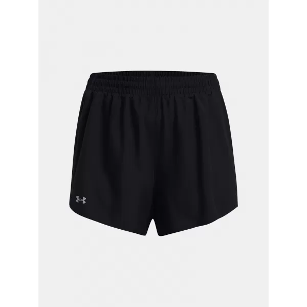  Dámske kraťasy UNDER ARMOUR UA FLY BY 3'' SHORTS 1382853-001 ČIERNA 