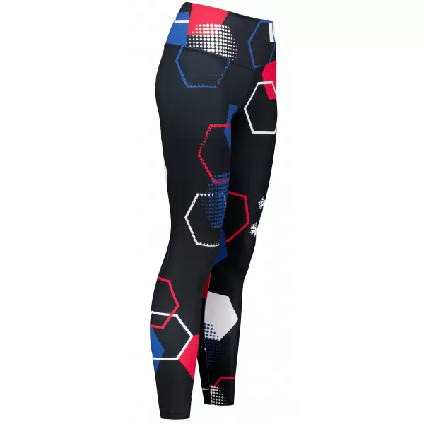 Dámske dlhé funkčné legíny premium (nové veľkosti) ALTISPORT VOJ/ALW036LEG05 HEXA ČIERNA 