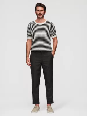 Pánske chino nohavice OMBRE P1525 BLACK
