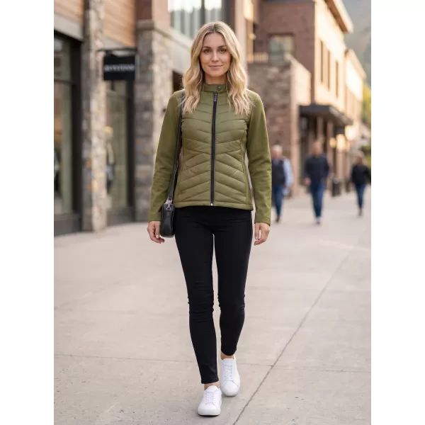  Dámska hybridná bunda MALFINI PREMIUM CROSS 556 AVOCADO GREEN 