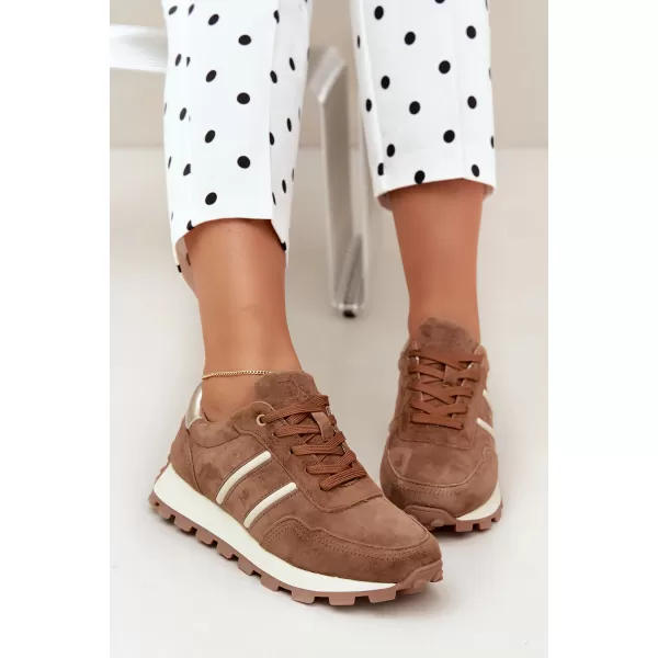  Dámske tenisky D&A LR62-7101 BEIGE 
