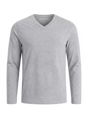 Pánske tričko OMBRE L171 GREY MELANGE