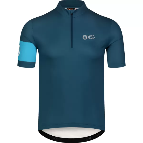  Pánsky cyklo dres NORDBLANC CAMEL NBSMF8079 MODRÁ 