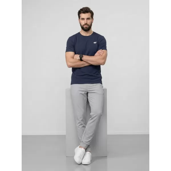  Pánske tričko 4F WAW25TTSHM2373 DENIM 
