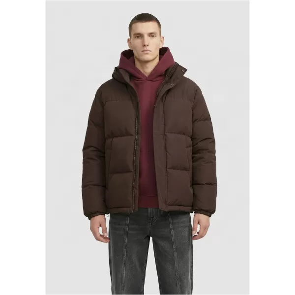  Pánska prešívaná bunda URBAN CLASSICS TB8703-21219 WARM BROWN 