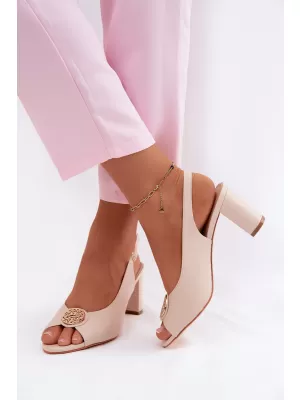 Dámske sandále BOTO 26SD98-9823 BEIGE