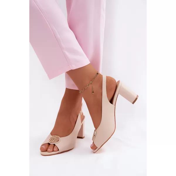  Dámske sandále BOTO 26SD98-9823 BEIGE 