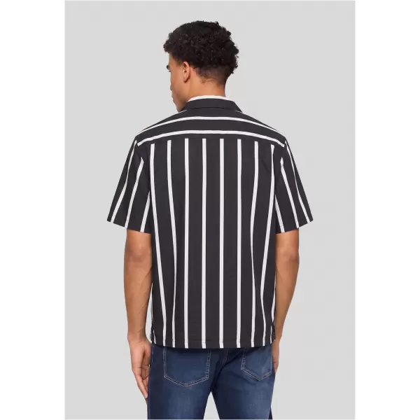  Pánska košeľa URBAN CLASSICS TB8429-00826 BLACK/WHITE 